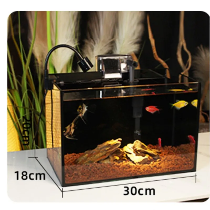 Square Glass Fish Tank Home Living Room Transparent Landscape Fish Tank Home Desktop Turtle/Fish Tank Decorative Ornament LI698
Square Glass Fish Tank Home Living Room Transparent Landscape Fish Tank Home Desktop Turtle/Fish Tank Decorative Ornament LI698