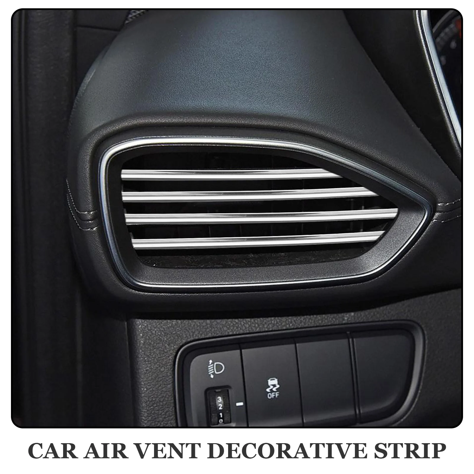 10Pcs Car Air Vent Trim Strips Exquisite Refined Look Durable Fade Resistant Stylish Design Car Vent Accessories
10Pcs Car Air Vent Trim Strips Exquisite Refined Look Durable Fade Resistant Stylish Design Car Vent Accessories