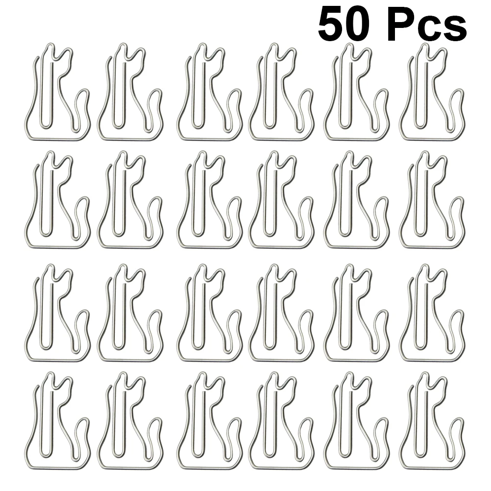 50pcs Cat Shaped Paper Clips Metal Adorable Clips Bookmarks Adorable Office Supplies Cute Stationery Gifts
50pcs Cat Shaped Paper Clips Metal Adorable Clips Bookmarks Adorable Office Supplies Cute Stationery Gifts