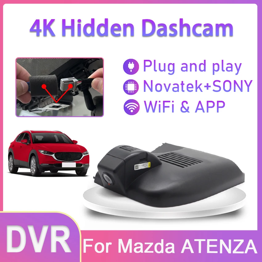 Car DVR Wifi Video Recorder Dash Cam Camera For Mazda ATENZA 2019 2020 2021 2022 Automobiles Parts Accessories Left Hand Driving
Car DVR Wifi Video Recorder Dash Cam Camera For Mazda ATENZA 2019 2020 2021 2022 Automobiles Parts Accessories Left Hand Driving