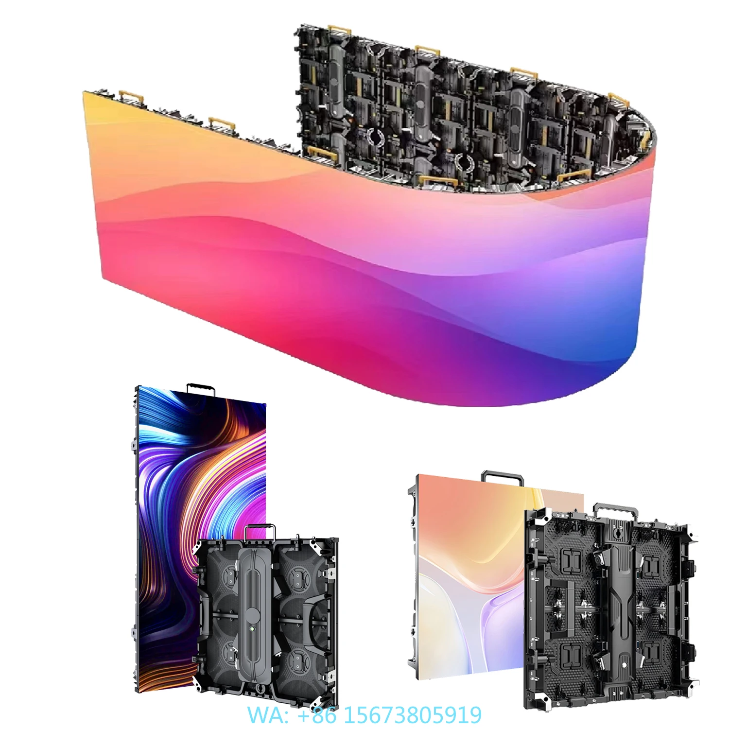 Rental Full Color LED Display Cabinet 500x1000mm Indoor/Outdoor Video Wall P2.5-P3.91 Pixel Pitch IP65 Waterproof High
Rental Full Color LED Display Cabinet 500x1000mm Indoor/Outdoor Video Wall P2.5-P3.91 Pixel Pitch IP65 Waterproof High