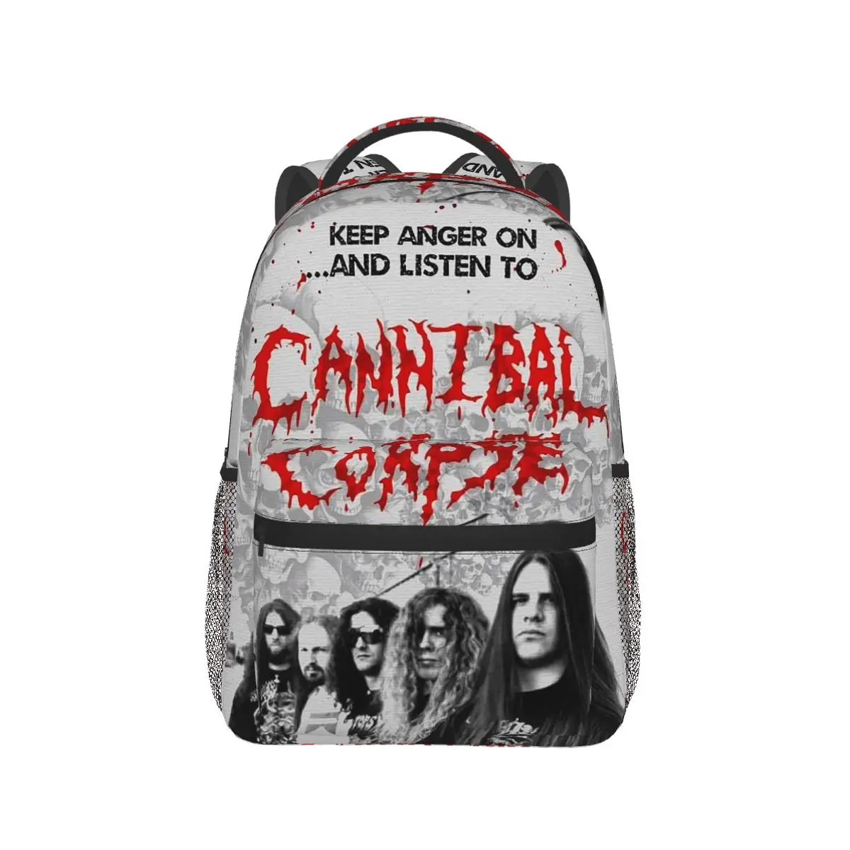 Cannibal Corpse Band Gets Eaten And Comes Back To Life Backpack Hot Sale Daypack Boys Girls BookBag School Bag Shoulder Bags
Cannibal Corpse Band Gets Eaten And Comes Back To Life Backpack Hot Sale Daypack Boys Girls BookBag School Bag Shoulder Bags