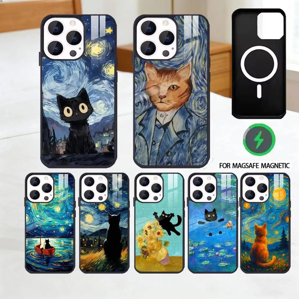 Чехол для телефона Van ART G-Gogh с забавным котом для iPhone 17,16,15,14,13,12, Plus, Pro, Max для Magsafe с магнитной беспроводной зарядкой
Чехол для телефона Van ART G-Gogh с забавным котом для iPhone 17,16,15,14,13,12, Plus, Pro, Max для Magsafe с магнитной беспроводной зарядкой