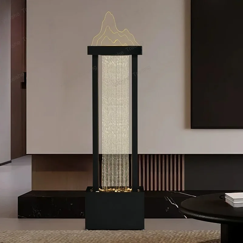 Flowing water ornament Modern simple floor-to-ceiling circulating water living room fountain rain curtain decoration
Flowing water ornament Modern simple floor-to-ceiling circulating water living room fountain rain curtain decoration