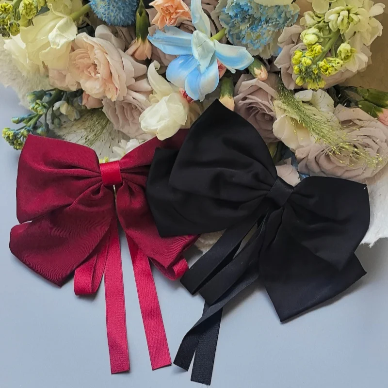 Satin Bow High Quality Hair Clip Lace Edge Hairpin for Women Girls Fashion Accessories Luxury Rhinestone Hair Pin
Satin Bow High Quality Hair Clip Lace Edge Hairpin for Women Girls Fashion Accessories Luxury Rhinestone Hair Pin