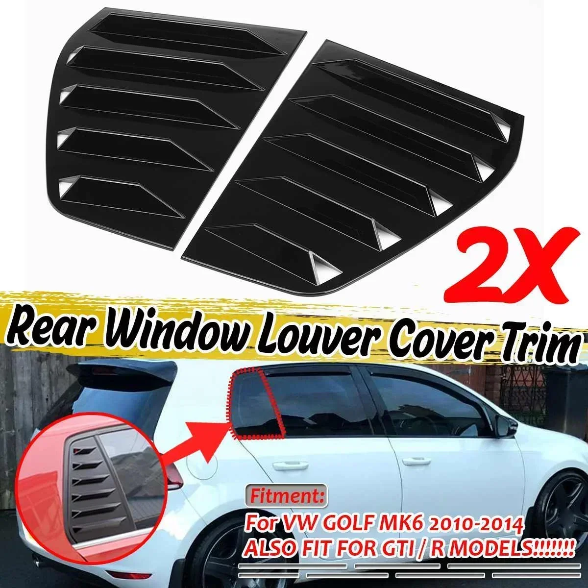 2 шт., Автомобильные Боковые и задние жалюзи для Volkswagen Golf 6 MK6 GTI R 2010-2014
2 шт., Автомобильные Боковые и задние жалюзи для Volkswagen Golf 6 MK6 GTI R 2010-2014