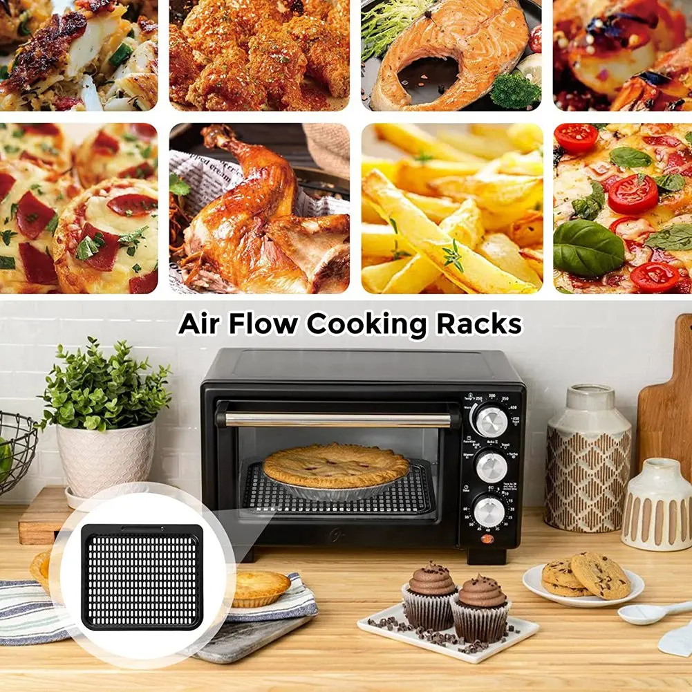 ABVI-3PCS Cooking Tray Accessory 10 QT Mesh Cooking Rack Air Fryer Accessories , Air Fryer Oven, Dishwasher Safe (10 QT)
ABVI-3PCS Cooking Tray Accessory 10 QT Mesh Cooking Rack Air Fryer Accessories , Air Fryer Oven, Dishwasher Safe (10 QT)