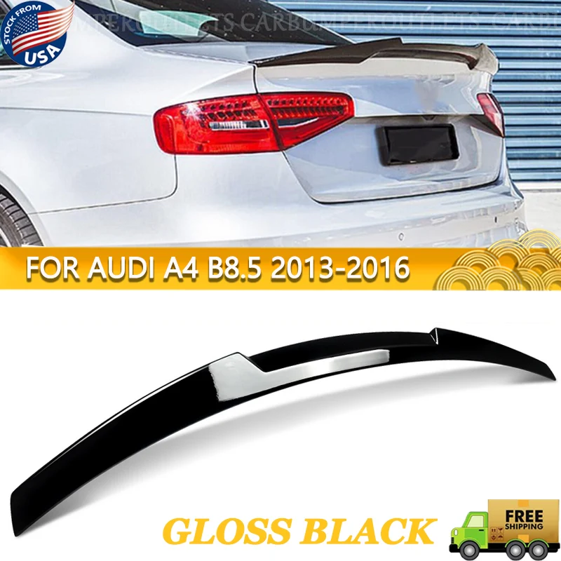 M4 Style Glossy Black Rear Trunk Lip Ducktail Spoiler Wings Fit For 2013-2016 Audi A4 B8.5 Sedan Rear Trunk Tail Wing Body Kit
M4 Style Glossy Black Rear Trunk Lip Ducktail Spoiler Wings Fit For 2013-2016 Audi A4 B8.5 Sedan Rear Trunk Tail Wing Body Kit