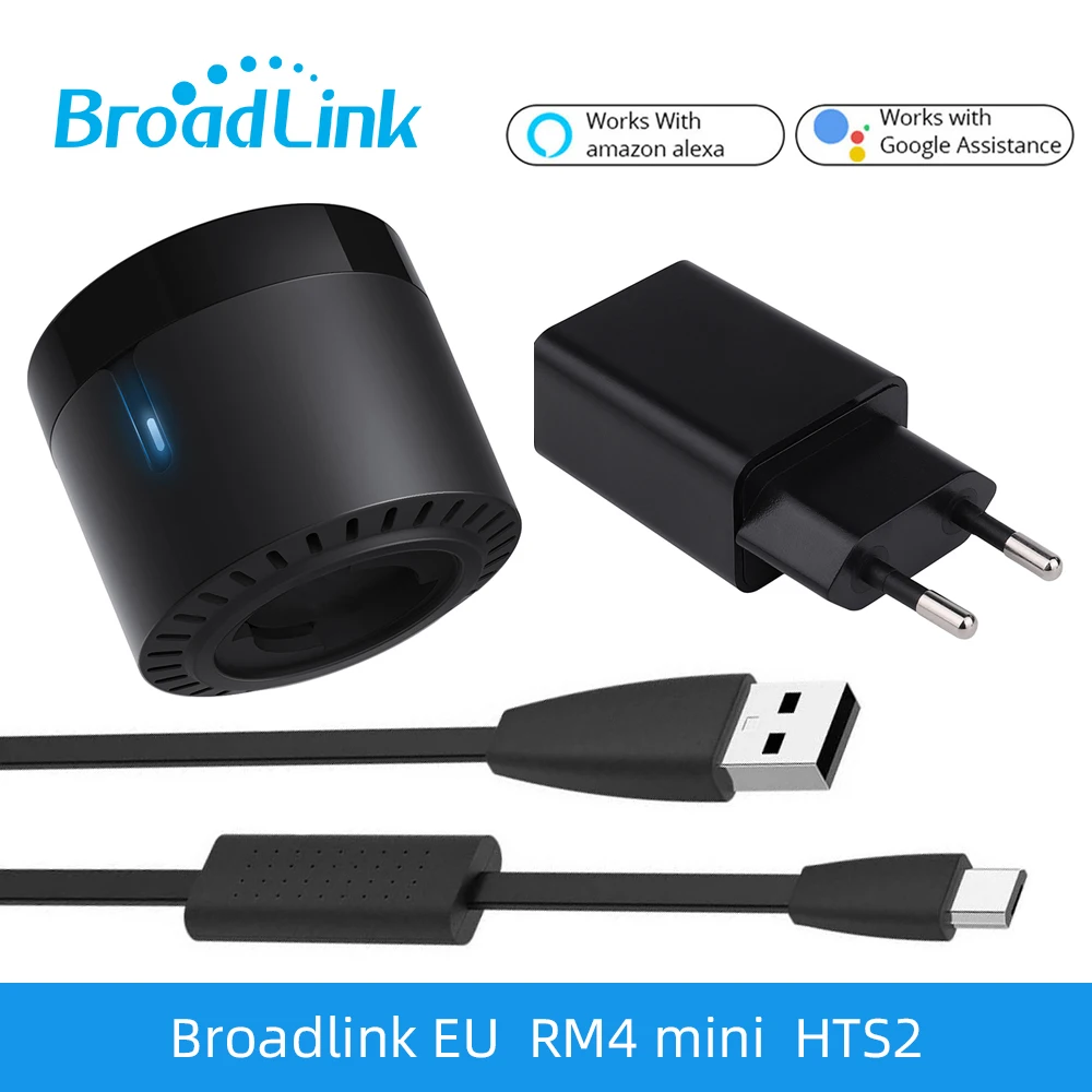 Оригинальный мини-переключатель дистанционного управления Broadlink RM4, умный контроллер HTS2, датчик работает с Alexa Google Home Assistant Domotica
Оригинальный мини-переключатель дистанционного управления Broadlink RM4, умный контроллер HTS2, датчик работает с Alexa Google Home Assistant Domotica