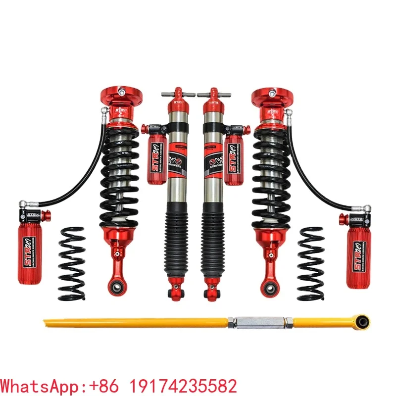 Nitrogen Off Road Shock Absorber Adjustable Suspension Coilover Spring 4 Link Suspension Ki Suitable for Great Wall Tank 500
Nitrogen Off Road Shock Absorber Adjustable Suspension Coilover Spring 4 Link Suspension Ki Suitable for Great Wall Tank 500