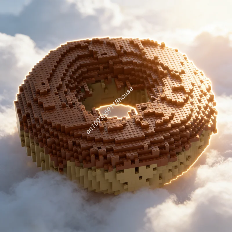 6706 деталей MOC: Конструктор «Скульптура-пончик», развивающая игрушка, идея для рождественского подарка, креативный конструктор из кирпичиков
6706 деталей MOC: Конструктор «Скульптура-пончик», развивающая игрушка, идея для рождественского подарка, креативный конструктор из кирпичиков