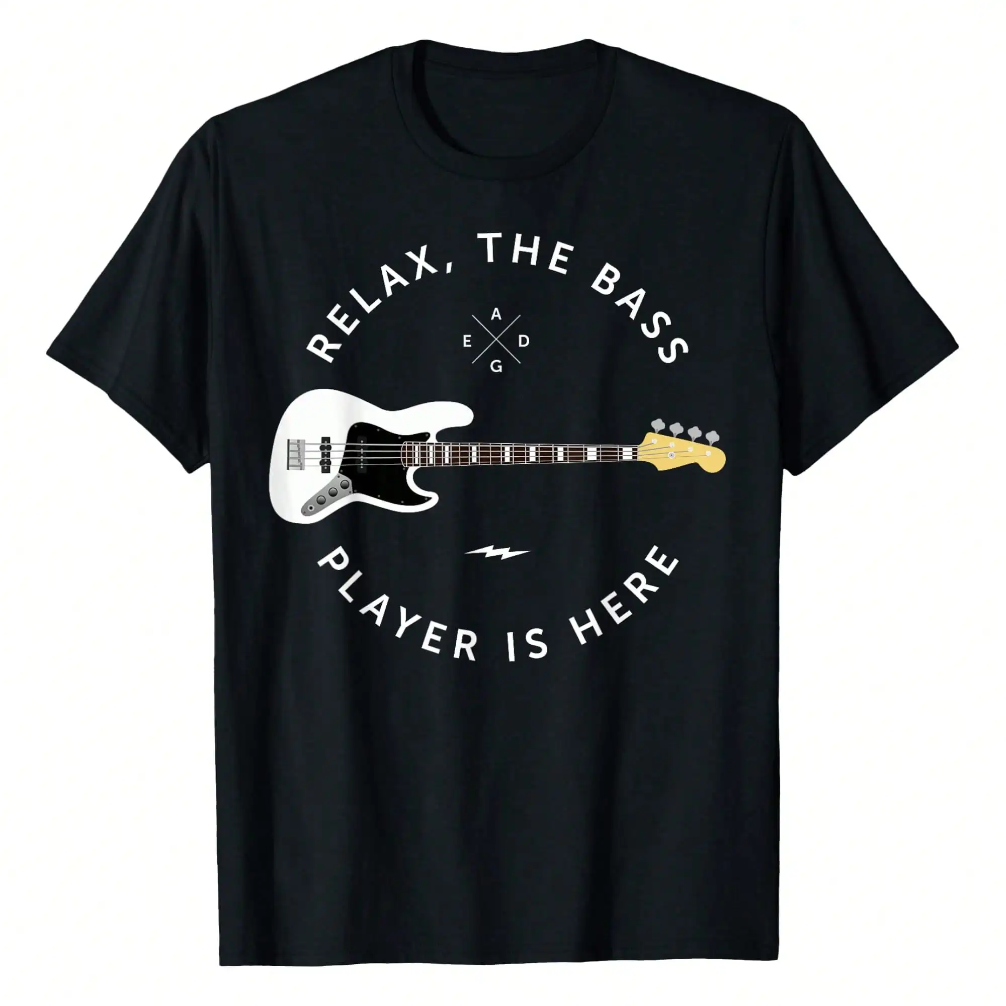 Bass Guitar Player T-Shirt "Relax, The Bass Player Is Here" T-Shirt Women's Short Sleeve Sports T-Shirt
Bass Guitar Player T-Shirt "Relax, The Bass Player Is Here" T-Shirt Women's Short Sleeve Sports T-Shirt