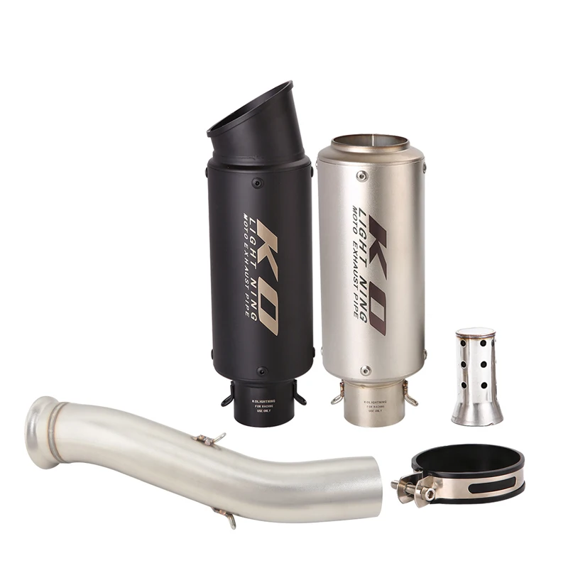 51 мм мотоциклетная выхлопная труба Escape Moto, среднее звено, глушитель из нержавеющей стали с DB Killer, без шнуровки для CFMOTO NK800 2023-2025
51 мм мотоциклетная выхлопная труба Escape Moto, среднее звено, глушитель из нержавеющей стали с DB Killer, без шнуровки для CFMOTO NK800 2023-2025