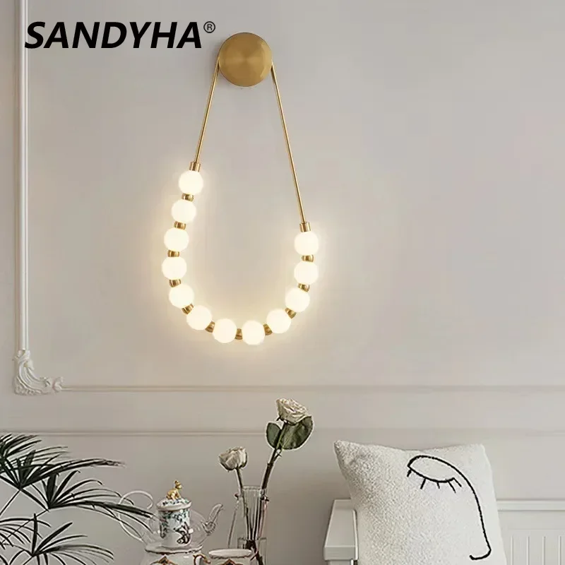 SANDYHA Nordic Minimalist Wall Light Cream Bedside Lamp LED Lighting Fixtures For Bedroom Living Room Study And Home Decoration
SANDYHA Nordic Minimalist Wall Light Cream Bedside Lamp LED Lighting Fixtures For Bedroom Living Room Study And Home Decoration