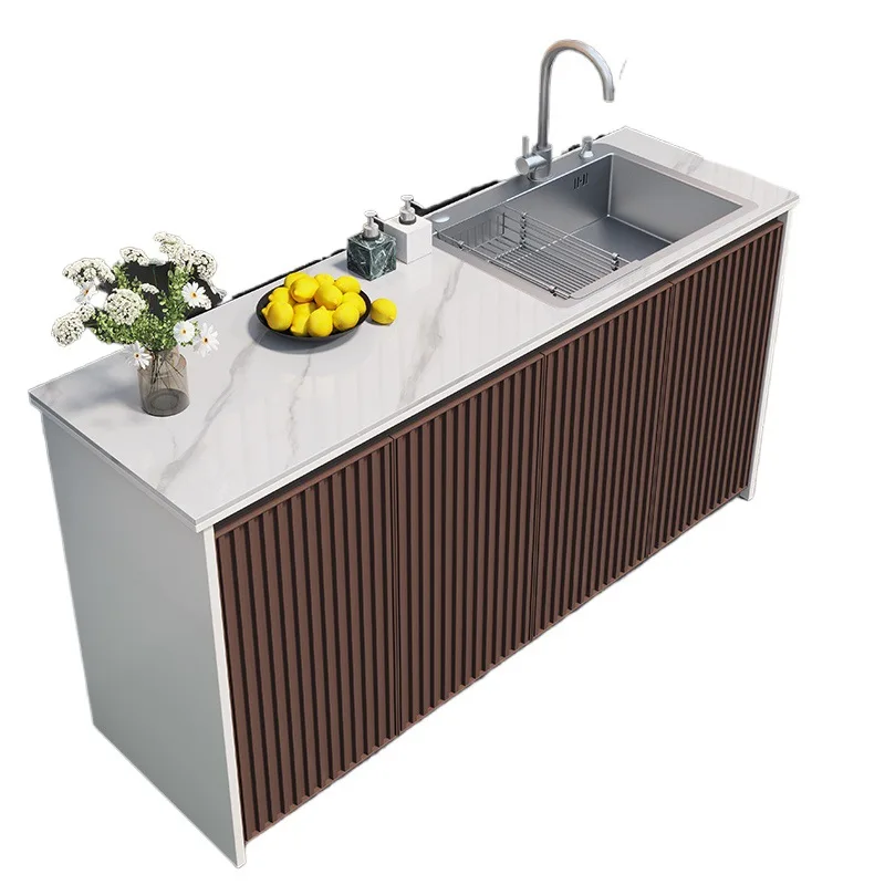 All-aluminum rock slab washbasin integrated cabinet outdoor villa
All-aluminum rock slab washbasin integrated cabinet outdoor villa