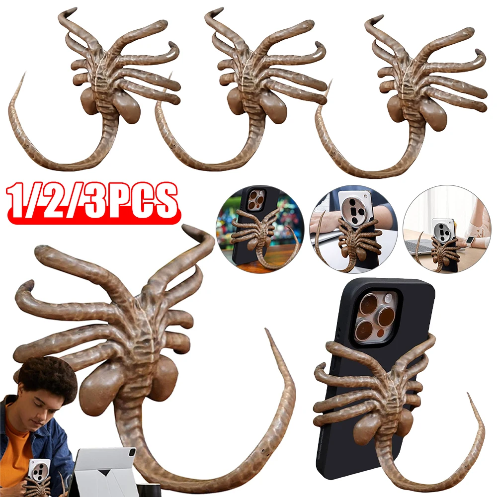 1/2/3PCS Alien Romulus Phone Holder Facehugger Phone Holder Bracket Halloween Decoration Creative Horror Claw Mobile Phone Stand
1/2/3PCS Alien Romulus Phone Holder Facehugger Phone Holder Bracket Halloween Decoration Creative Horror Claw Mobile Phone Stand