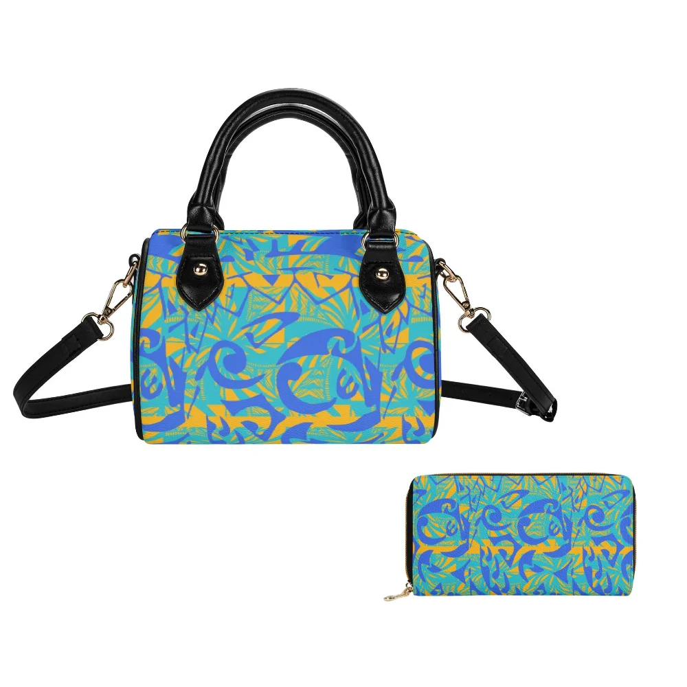 High Quality Custom Ethnic Style Blue Polynesian Ladies Crossbody Bag Work Travel Storage Bag Handbag And Purse Set
High Quality Custom Ethnic Style Blue Polynesian Ladies Crossbody Bag Work Travel Storage Bag Handbag And Purse Set