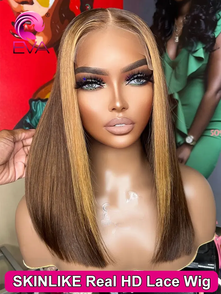 Blonde Highlight Brown Human Hair HD Lace Closure Wig Silky Straight Skinlike HD Lace Frontal Wig Pre Plucked Natural Hairline
Blonde Highlight Brown Human Hair HD Lace Closure Wig Silky Straight Skinlike HD Lace Frontal Wig Pre Plucked Natural Hairline