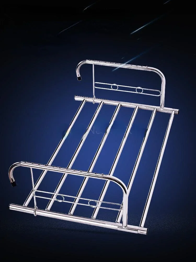 Stainless steel window small drying rack window sill drying rack folding hanging drying rack balcony
Stainless steel window small drying rack window sill drying rack folding hanging drying rack balcony