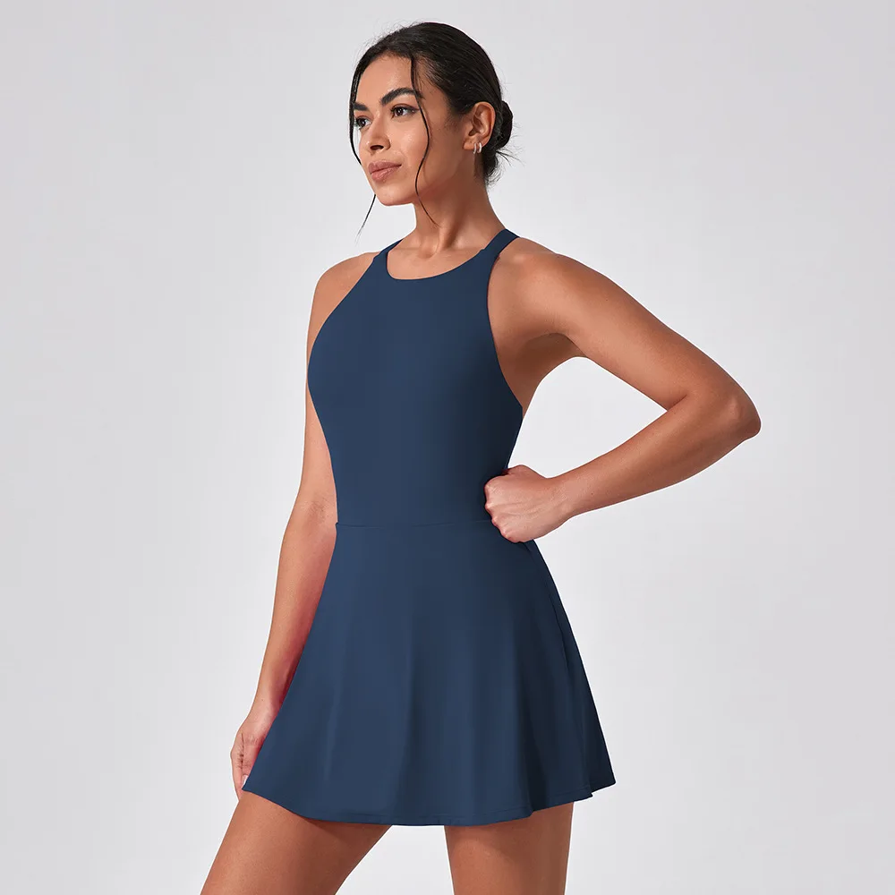 Maxdutti 2026Sports Dress Slimming Anti Glare Quick Drying Feather Tennis Skirt Women Backless Fitness Yoga legant Party Dresses
Maxdutti 2026Sports Dress Slimming Anti Glare Quick Drying Feather Tennis Skirt Women Backless Fitness Yoga legant Party Dresses