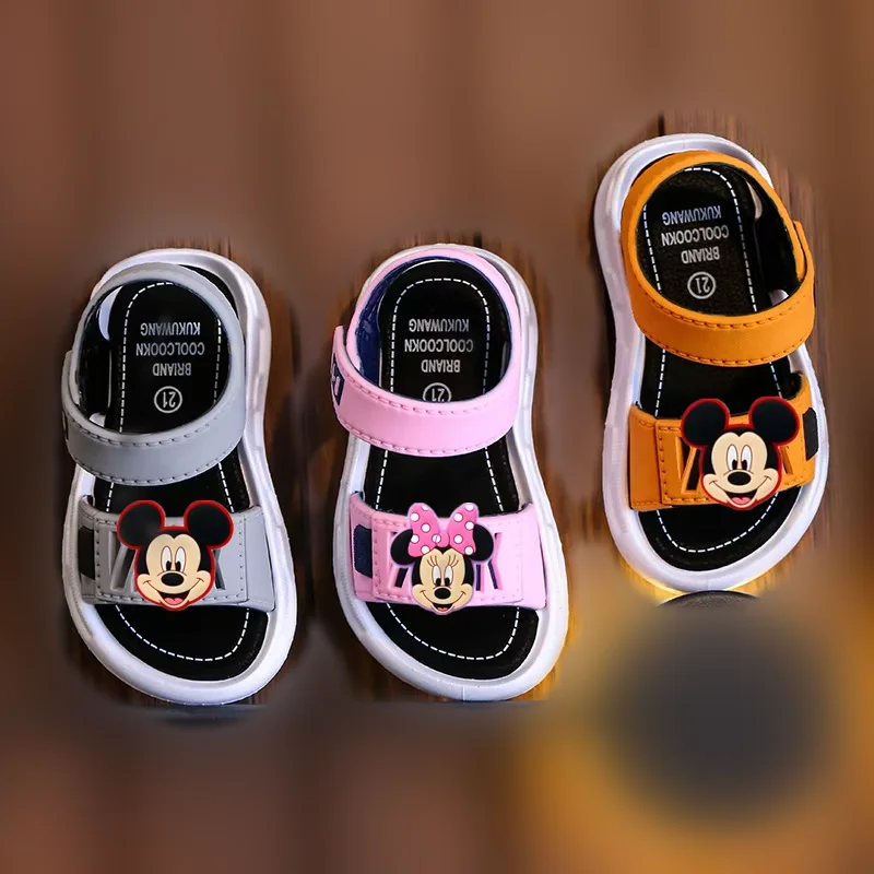 Boys Sandals Mickey Mouse Minnie Summer New Comfortable Fashion Baby Beach Shoes Disney Cartoon Peep Toe Velcro Toddler Shoes
Boys Sandals Mickey Mouse Minnie Summer New Comfortable Fashion Baby Beach Shoes Disney Cartoon Peep Toe Velcro Toddler Shoes