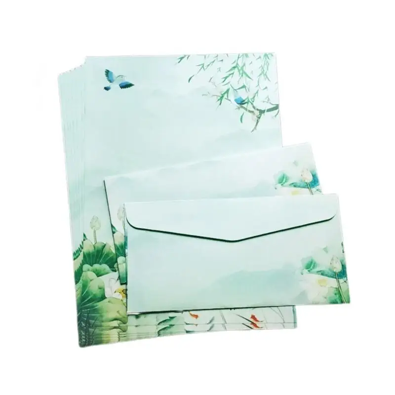 Y1UB Stationery Paper and Envelopes Set Chinese Writing Stationary Paper Double Side Colored Letter Paper for Girls
Y1UB Stationery Paper and Envelopes Set Chinese Writing Stationary Paper Double Side Colored Letter Paper for Girls