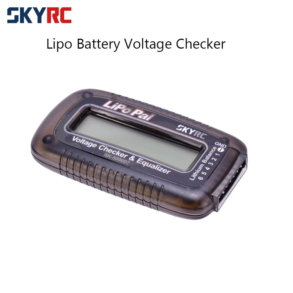 SKYRC LiPoPal Battery Checker 2-6S Lipo Battery Voltage Checker Equilizer Capacity Display Voltage Indicator Voltage Balancer
SKYRC LiPoPal Battery Checker 2-6S Lipo Battery Voltage Checker Equilizer Capacity Display Voltage Indicator Voltage Balancer