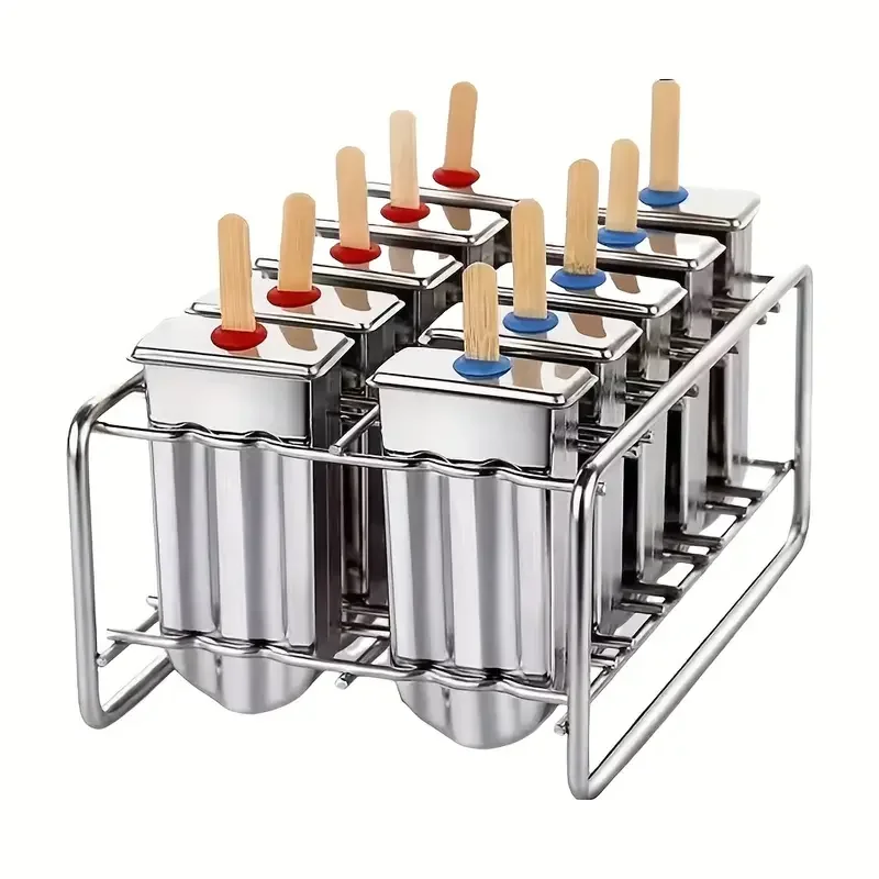 Ice Cream Mould Stainless Steel Homemade Mini Portable Ice Cream Cone Machine Popsicle Mould with Popsicle Holder
Ice Cream Mould Stainless Steel Homemade Mini Portable Ice Cream Cone Machine Popsicle Mould with Popsicle Holder