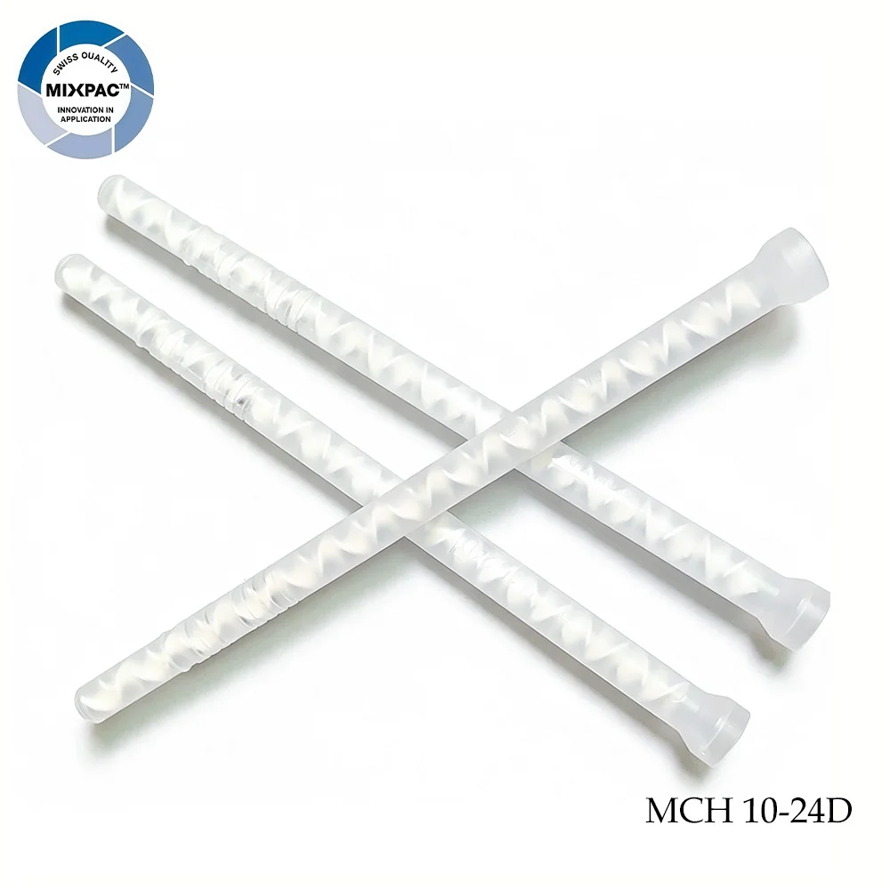 SULZER MIXPAC MCH 10-24D STATICMIXERS Glue Static Mixer Applicator Adhesive Tube Mixer Nozzle Mixer Epoxy Cutting Service
SULZER MIXPAC MCH 10-24D STATICMIXERS Glue Static Mixer Applicator Adhesive Tube Mixer Nozzle Mixer Epoxy Cutting Service