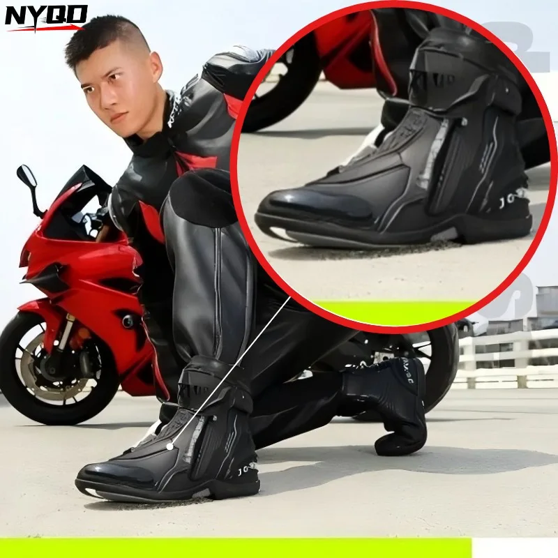 Breathable Short Boots with Protective Heel for Summer Racing & Off-Road Riding otorcycle Riding Shoes
Breathable Short Boots with Protective Heel for Summer Racing & Off-Road Riding otorcycle Riding Shoes