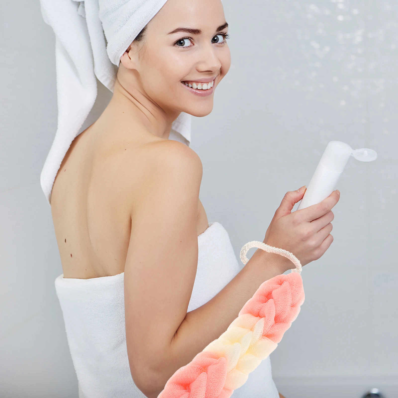 3pcs Long Premium Shower Mesh Pouf Exfoliating Body Scrubber Gentle Skin Easy Clean Blackheads Light Comfortable
3pcs Long Premium Shower Mesh Pouf Exfoliating Body Scrubber Gentle Skin Easy Clean Blackheads Light Comfortable