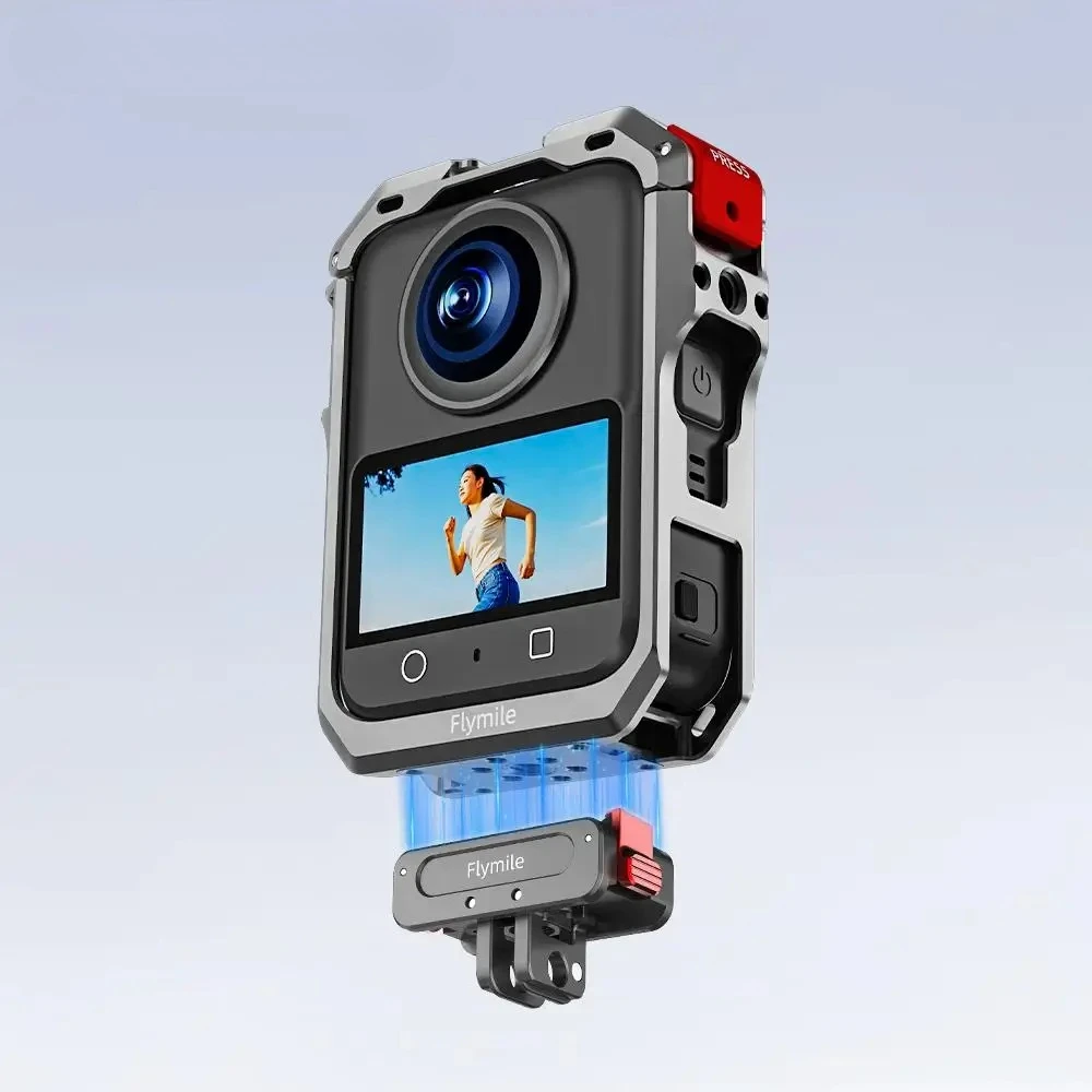 Металлический противоударный защитный чехол-рамка для камеры Osmo 360 с быстросъемным креплением типа Rabbit Cage для аксессуаров DJI OSMO 360
Металлический противоударный защитный чехол-рамка для камеры Osmo 360 с быстросъемным креплением типа Rabbit Cage для аксессуаров DJI OSMO 360