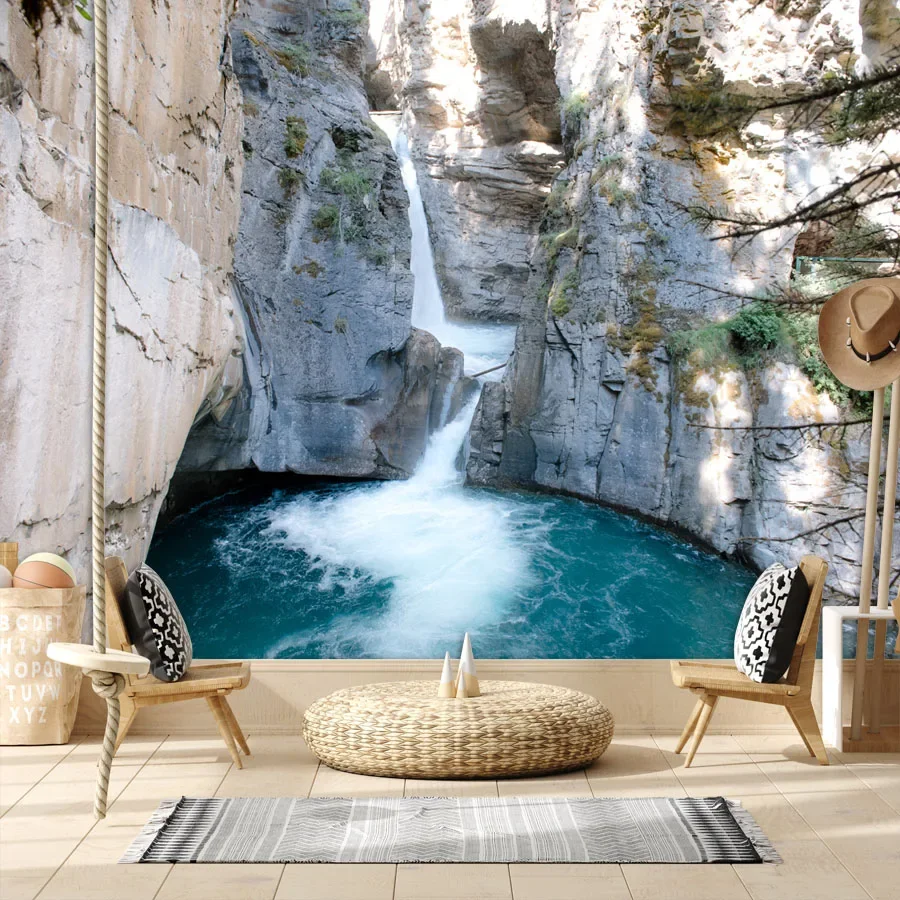 Custom Self Adhesive Optional Wallpapers for Living Room Decoration Waterfall Stone TV Contact Papers Home Decor papel de parede
Custom Self Adhesive Optional Wallpapers for Living Room Decoration Waterfall Stone TV Contact Papers Home Decor papel de parede