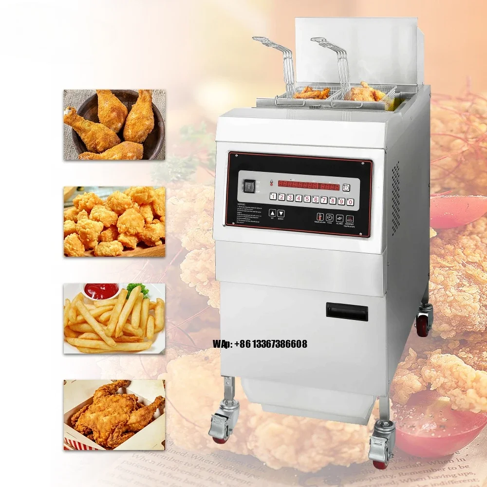 Commercial Deep Fryer Electric Industrial Friteuse a Pression Professional Kitchen Equipment for Chicken French Fries
Commercial Deep Fryer Electric Industrial Friteuse a Pression Professional Kitchen Equipment for Chicken French Fries