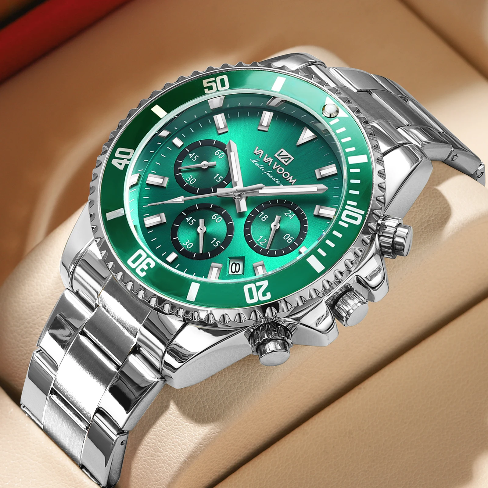 Reloj Hombre Fashion Calendar Waterproof Luminous Diving Sport Stainless Steel Watches for Men Multifunctional Chronograph Clock
Reloj Hombre Fashion Calendar Waterproof Luminous Diving Sport Stainless Steel Watches for Men Multifunctional Chronograph Clock