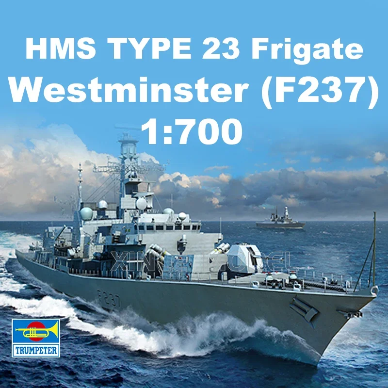 Trumpeter Plastic Assembled Ship Model Kit 06721 HMS TYPE 23 Frigate - Westminster (F237) 1/700
Trumpeter Plastic Assembled Ship Model Kit 06721 HMS TYPE 23 Frigate - Westminster (F237) 1/700