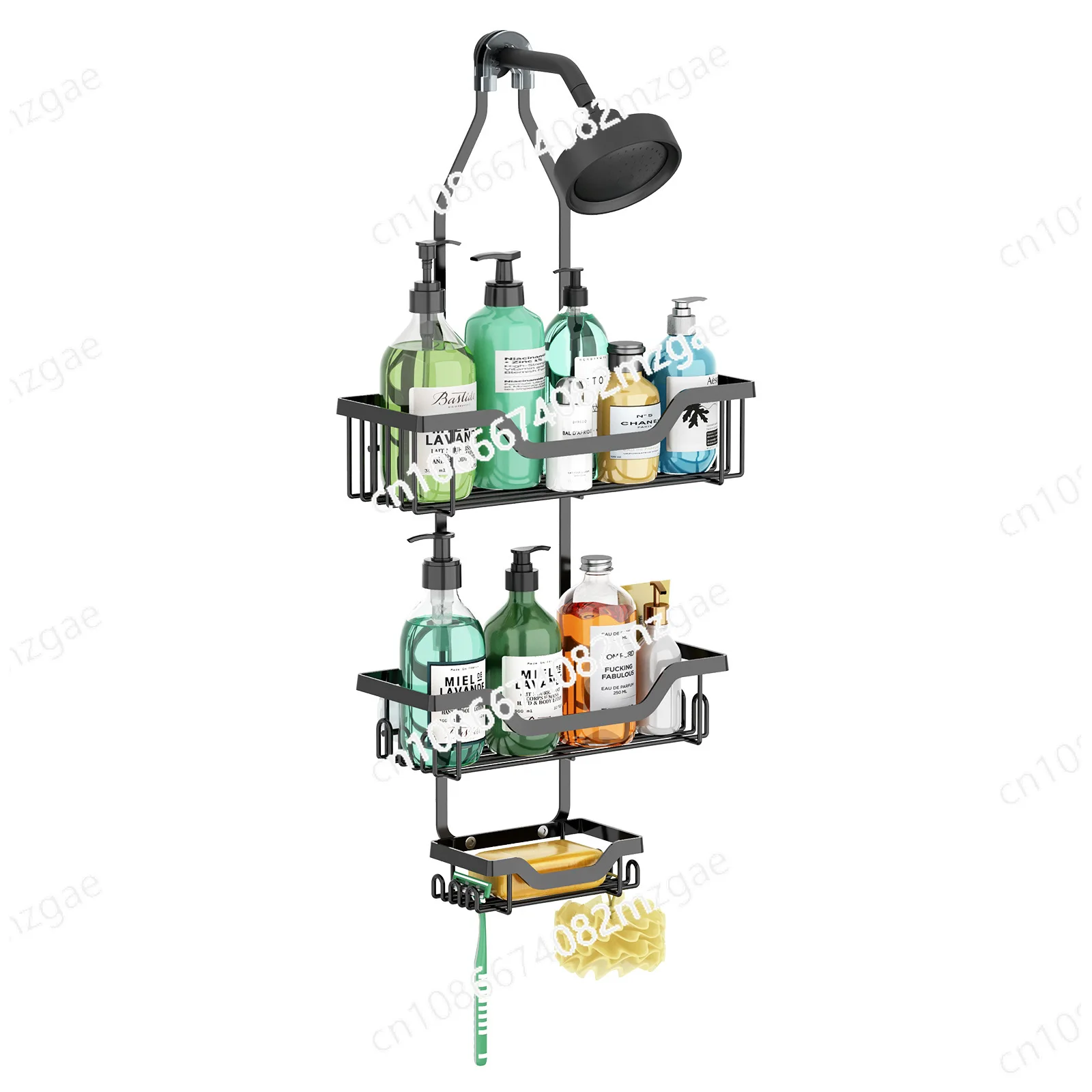 No punching bathroom shower rack toilet shower storage rack bathroom room wall shelf
No punching bathroom shower rack toilet shower storage rack bathroom room wall shelf