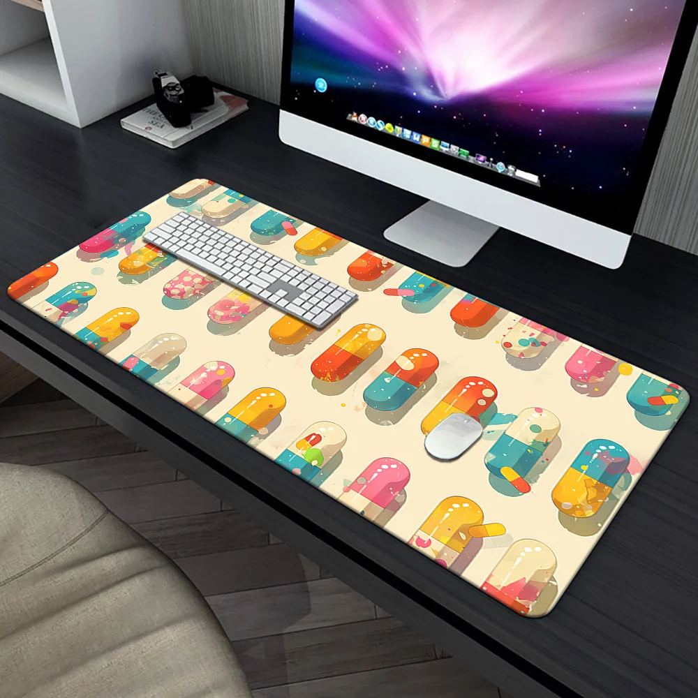 Whimsical Bright Capsule Print Desk Pad Large Mouse Pad Rubber Anti-Slip Edge Locking Office Mat Gaming Mats PC Accessories
Whimsical Bright Capsule Print Desk Pad Large Mouse Pad Rubber Anti-Slip Edge Locking Office Mat Gaming Mats PC Accessories