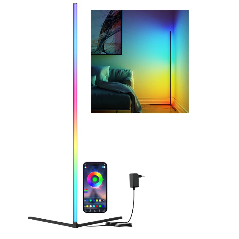 Modern RGB Smart Home Floor Light Hotel Decoration Application Control Smart Home Light
Modern RGB Smart Home Floor Light Hotel Decoration Application Control Smart Home Light