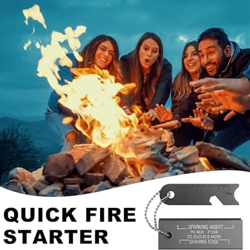 New Camping Survival Fire Starting Kit: Waterproof Magnesium Stick & Flint & Steel, Outdoor Simplified Essential Equipment
New Camping Survival Fire Starting Kit: Waterproof Magnesium Stick & Flint & Steel, Outdoor Simplified Essential Equipment