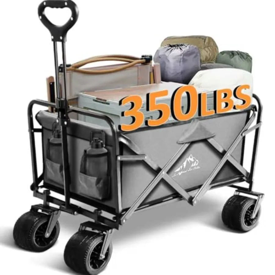 Сверхпрочная большая складная тележка-вагончик на 300 фунтов с внедорожными колесами, складная тележка для сада, кемпинга, пляжа
Сверхпрочная большая складная тележка-вагончик на 300 фунтов с внедорожными колесами, складная тележка для сада, кемпинга, пляжа