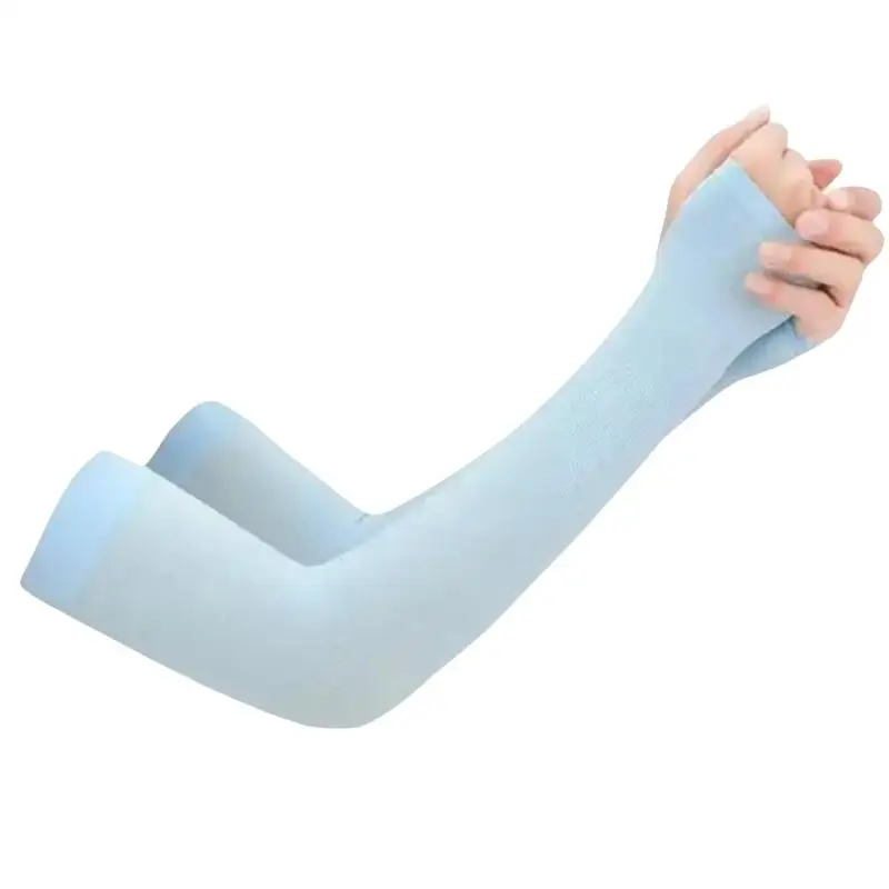 1 Pair Summer Cool Hand Sleeves Ice Silk Anti-Sunburn Arm Sleeve Anti-UV Fingerless Long Sleeves Nylon Women Men Arm Cover
1 Pair Summer Cool Hand Sleeves Ice Silk Anti-Sunburn Arm Sleeve Anti-UV Fingerless Long Sleeves Nylon Women Men Arm Cover