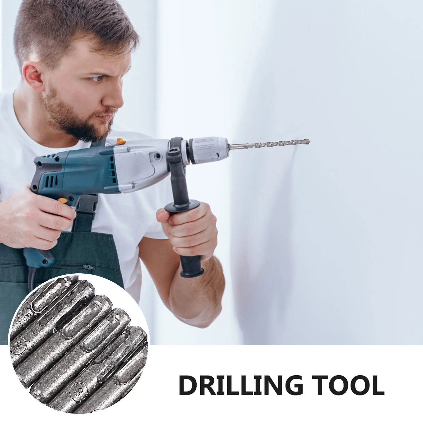 7pcs Drill Bit Set 160mm Electric Hammer Bits Grooved Concrete Tools Drilling Accessories Steel Wood Plastic
7pcs Drill Bit Set 160mm Electric Hammer Bits Grooved Concrete Tools Drilling Accessories Steel Wood Plastic