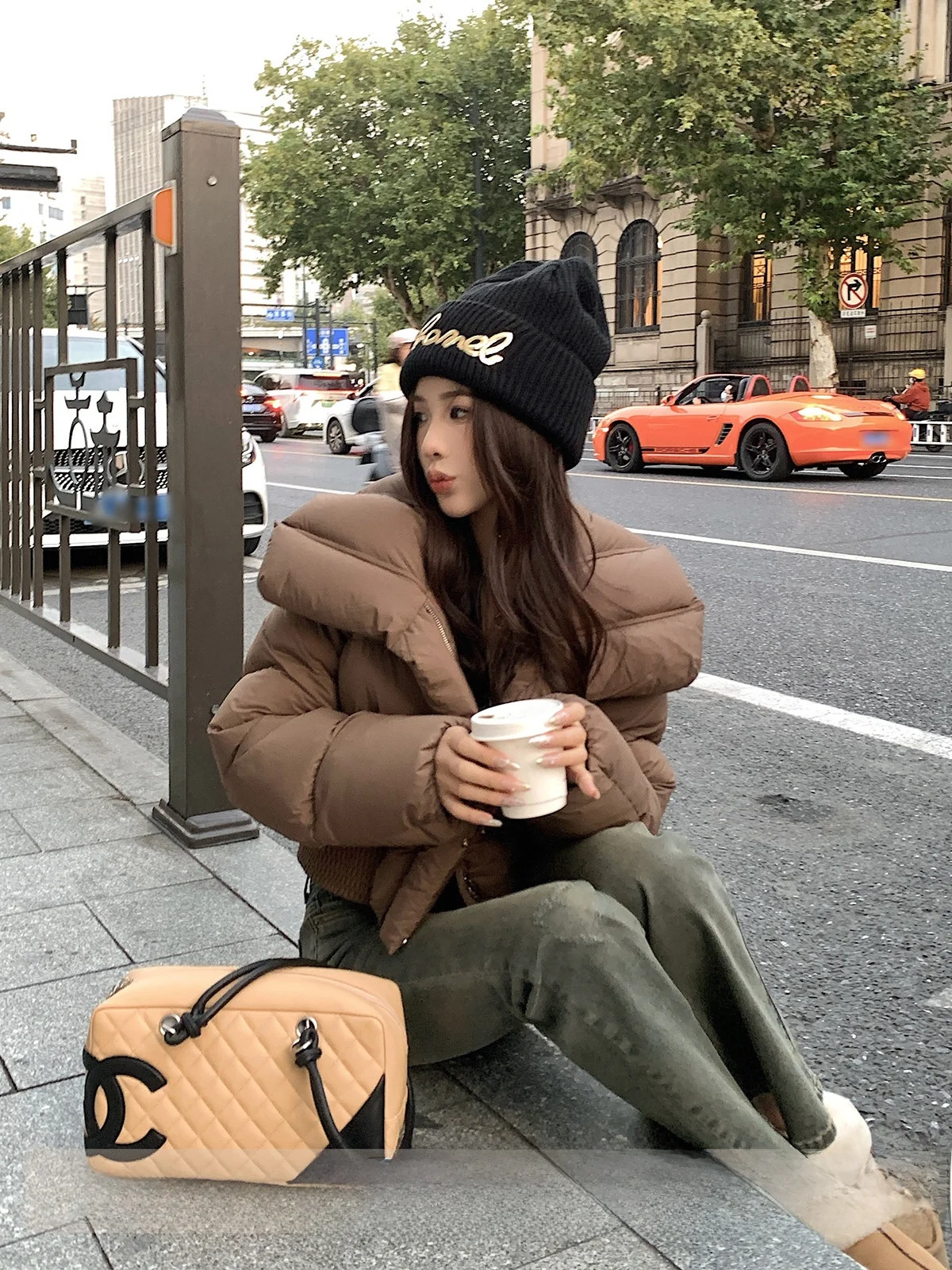 Warm Tea-Colored Duck down Jacket Women's Loose Fitting Winter Outerwear Stylish plus Size Slimming Casual Style Polyester Fiber
Warm Tea-Colored Duck down Jacket Women's Loose Fitting Winter Outerwear Stylish plus Size Slimming Casual Style Polyester Fiber