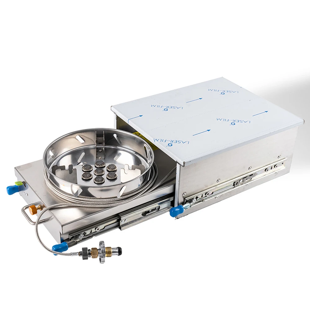 RV Exterior Kitchen Built-In Slide Out Gas Stove Cooker Cooking Bench for Motorhome RV Camper Trailer Accessories
RV Exterior Kitchen Built-In Slide Out Gas Stove Cooker Cooking Bench for Motorhome RV Camper Trailer Accessories