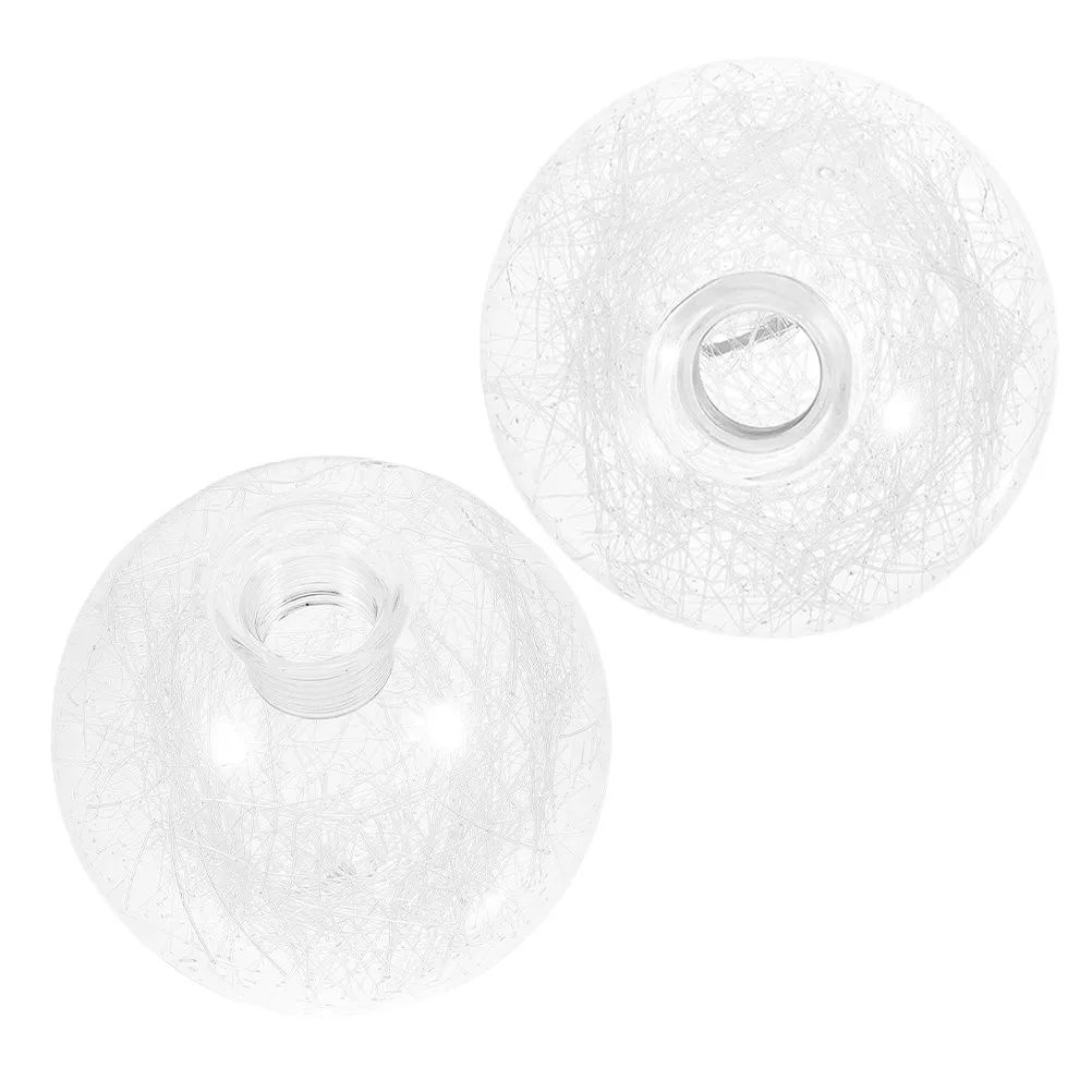 2Pcs Round Glass Lamp Shade Clear Replacement Globe Cover Threaded Fit for Pendant Light Floor Lamp Lighting Glass Ball Shade
2Pcs Round Glass Lamp Shade Clear Replacement Globe Cover Threaded Fit for Pendant Light Floor Lamp Lighting Glass Ball Shade
