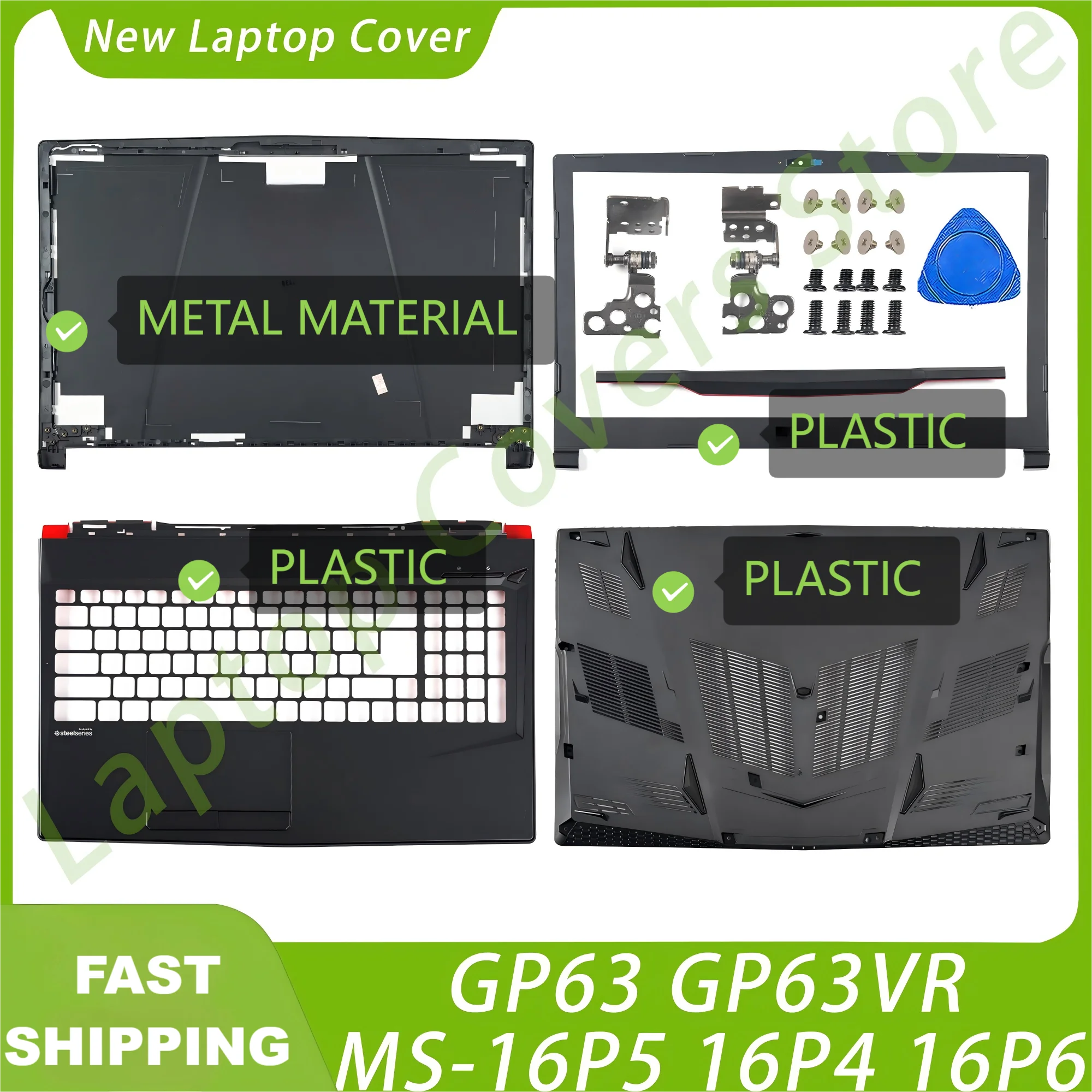 Laptop Part For GP63 GP63VR MS-16P5 16P4 16P6 LCD Back Cover Bezel Palmrest Bottom CaseLid Top Notebook Housing Case Replace
Laptop Part For GP63 GP63VR MS-16P5 16P4 16P6 LCD Back Cover Bezel Palmrest Bottom CaseLid Top Notebook Housing Case Replace