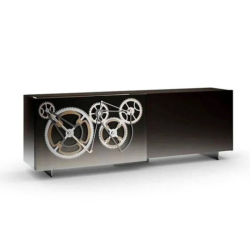 Italian light luxury stainless steel dining side cabinet high-end designer large apartment villa living room home solid
Italian light luxury stainless steel dining side cabinet high-end designer large apartment villa living room home solid