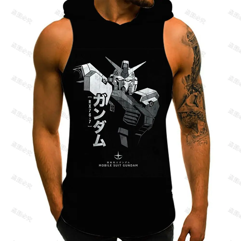 Gundam Mobile Suit Men's Hooded Tank European Size Streetwear New Basketball 2023 Leisure Cool Vest Fashion Y2k Tops Hip Hop GYM
Gundam Mobile Suit Men's Hooded Tank European Size Streetwear New Basketball 2023 Leisure Cool Vest Fashion Y2k Tops Hip Hop GYM