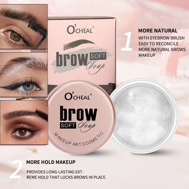Eyebrow Styling Cream Waterproof 3D Quick-drying Makeup Eyebrow Sculpt Soap Natural Wild Brow Pomade Setting Gel Wax Cosmetics
Eyebrow Styling Cream Waterproof 3D Quick-drying Makeup Eyebrow Sculpt Soap Natural Wild Brow Pomade Setting Gel Wax Cosmetics